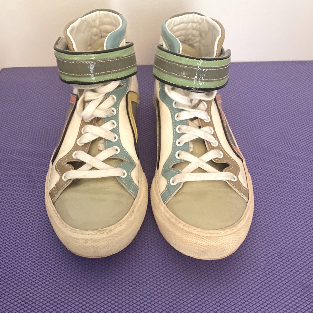 Pierre Hardy high top fashion sneaker